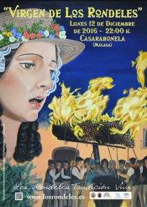 Casarabonela celebra un año más su tradicional Fiesta de los Rondeles con la procesión nocturna de la Virgen Divina Pastora