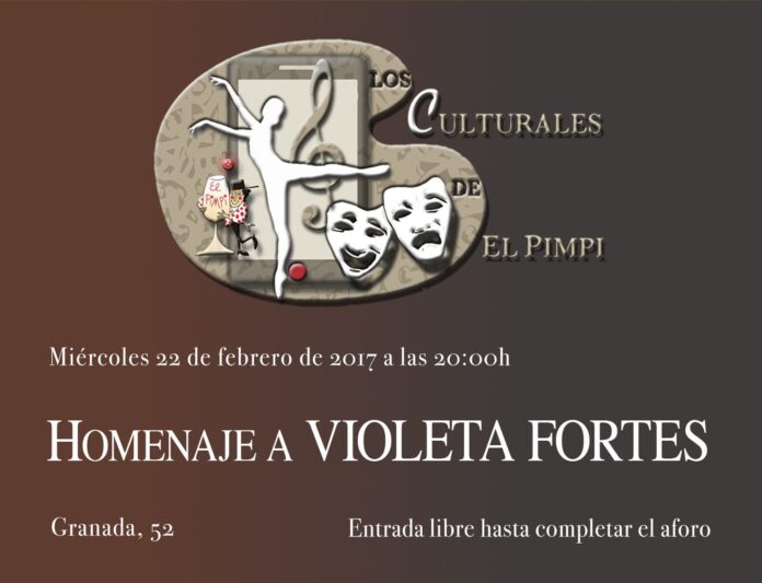 Homenaje a Violeta Fortes en Los Culturales del Pimpi
