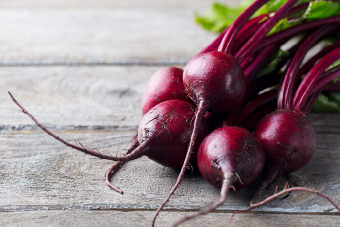 Fresh,Organic,Beet,,Beetroot.,Grey,Rustic,Wooden,Background.,Close,Up.