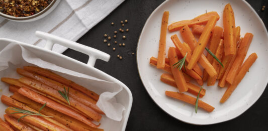 Verduras de otoño para comer con las manos