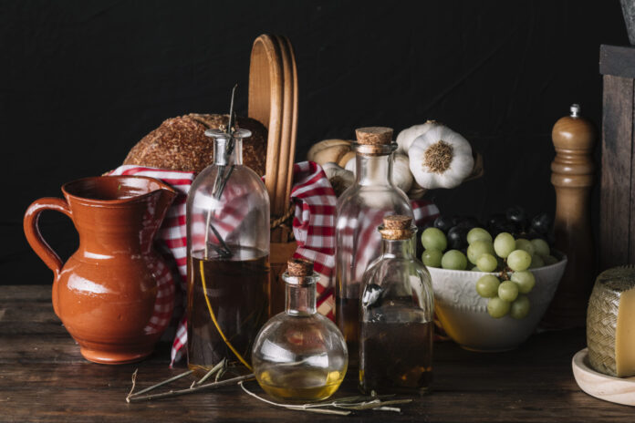oils-jug-near-food
